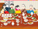 布置韓式家庭聚會