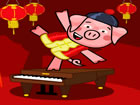 小豬彈琴