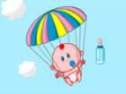 嬰兒坐降落傘